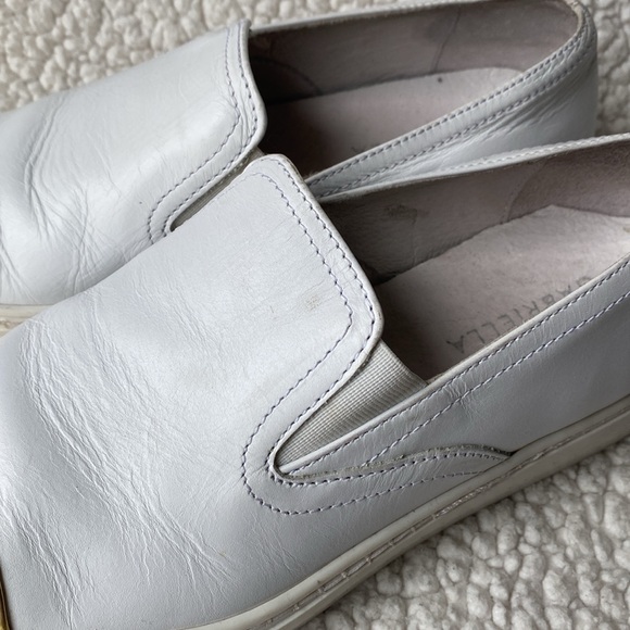 Gabriella Womens’ Gold Toe Leather Slip-on Sneakers - Picture 9 of 14